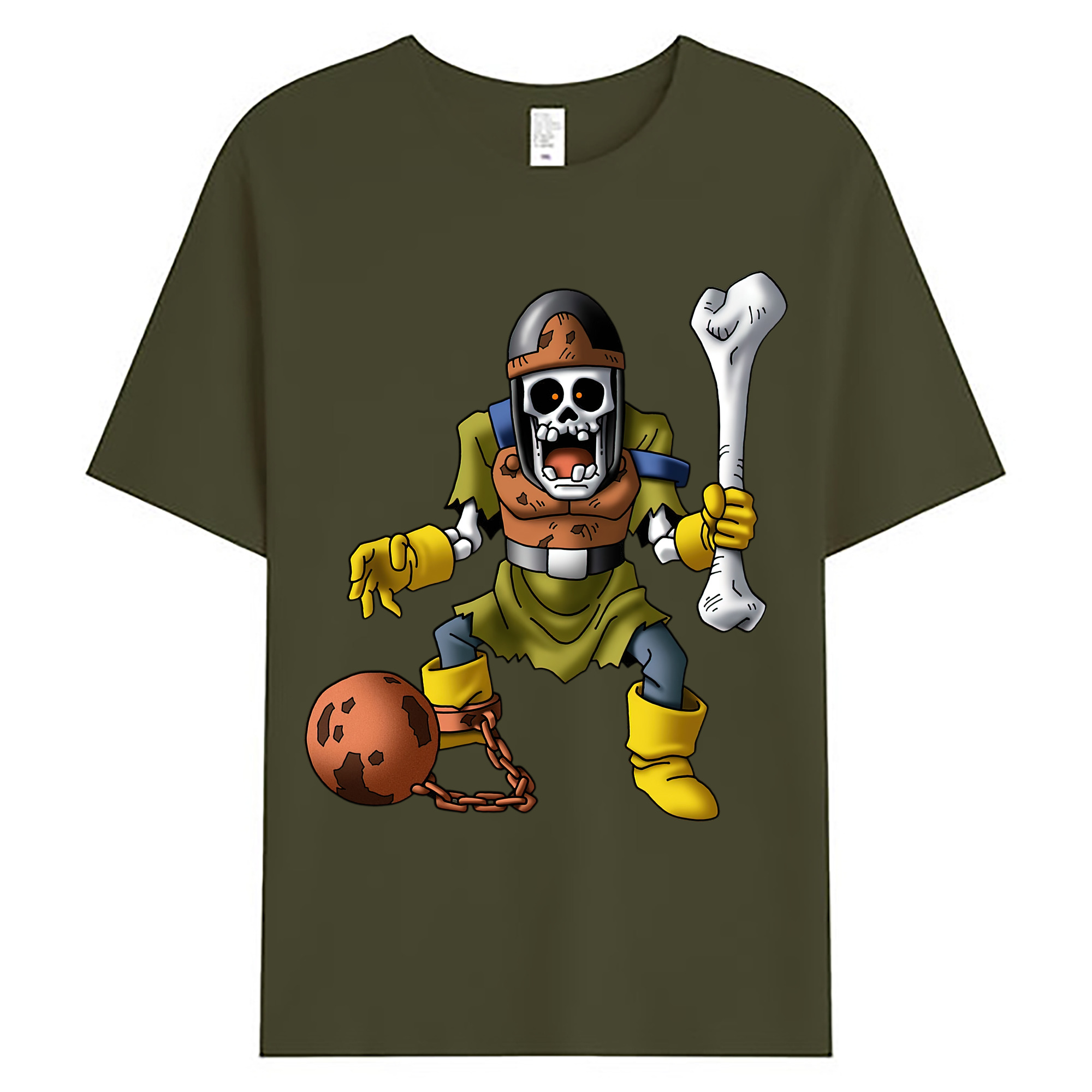 （画像用） ドラゴンクエスト Doragon Kuesuto Dragon Quest 綿100％ メンズ半袖Tシャツ｜肌触りやわらか＆通気性